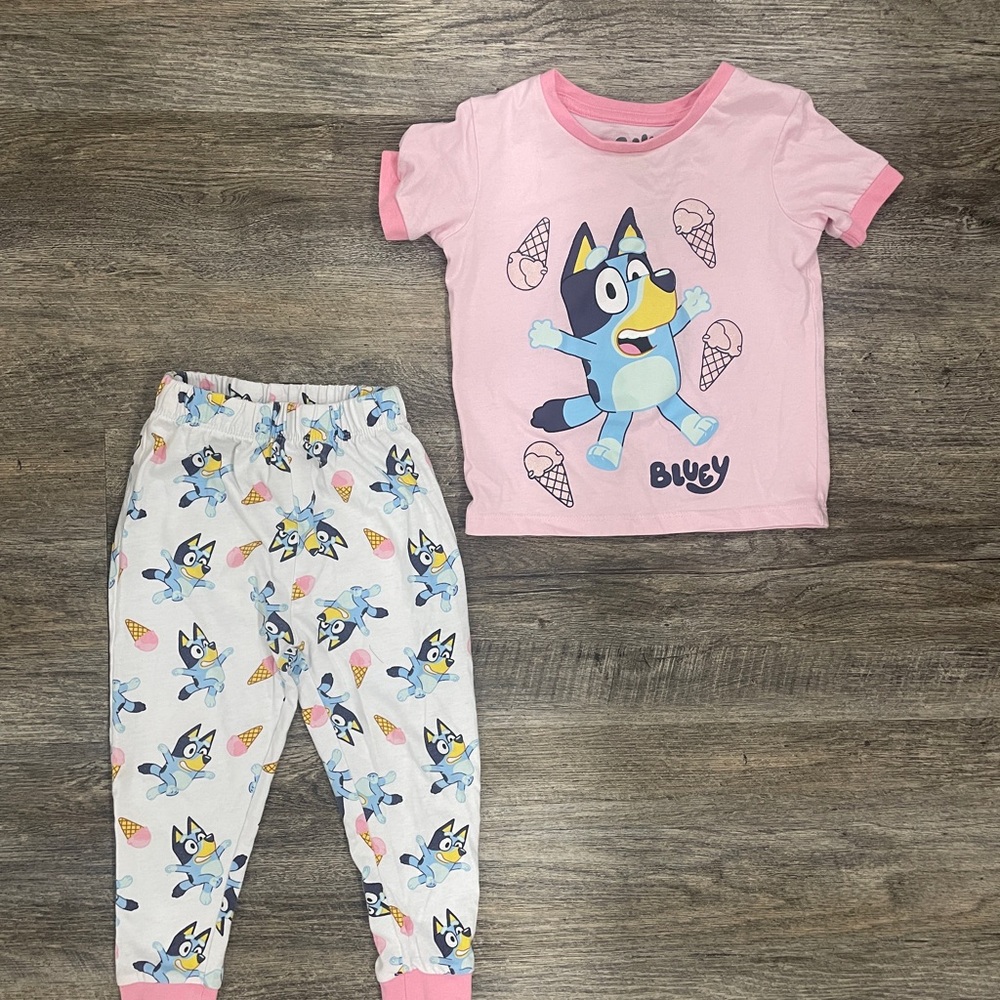 2T / Bluey pajama set